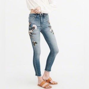 Abercrombie Simone high rise ankle jean